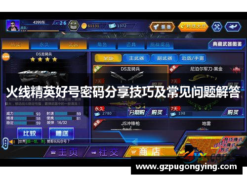 火线精英好号密码分享技巧及常见问题解答